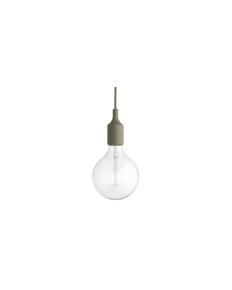 Muuto Pendelleuchte E27 - Grün - Silikon - Designer Taf Architects 