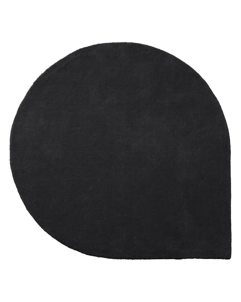 AYTM Teppich Stilla - Schwarz - Wolle 