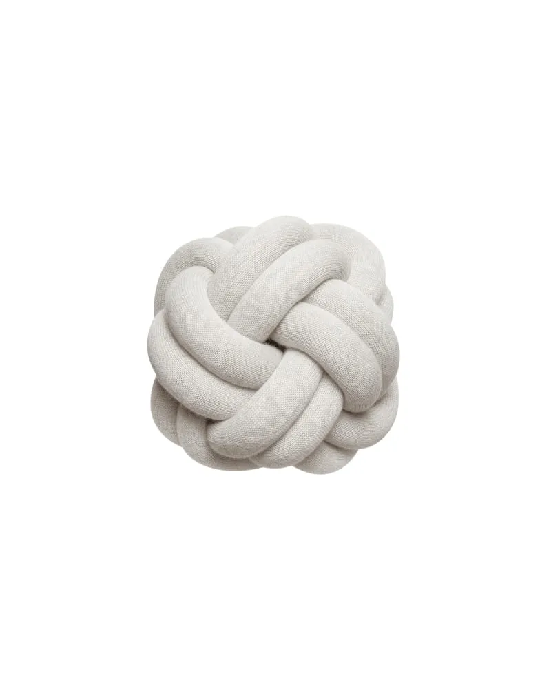 Design House Stockholm Kissen Knot - Beige - Polyacryl - Designer Ragnheiður Osp Sigurðardóttir 