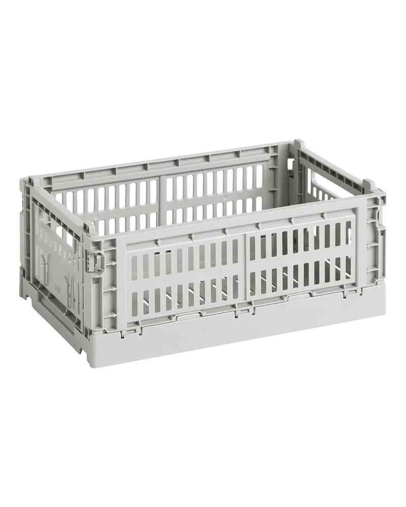 Hay Korb Colour Crate - Grau - Recyceltes Polypropylen - Designer Hay Studio 