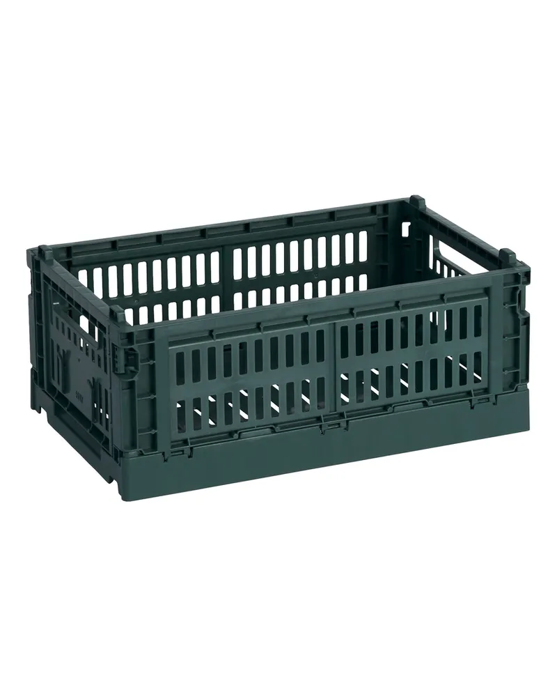 Hay Korb Colour Crate - Grau - Recyceltes Polypropylen - Designer Hay Studio 