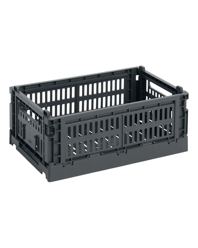 Hay Korb Colour Crate - Grau - Recyceltes Polypropylen - Designer Hay Studio 