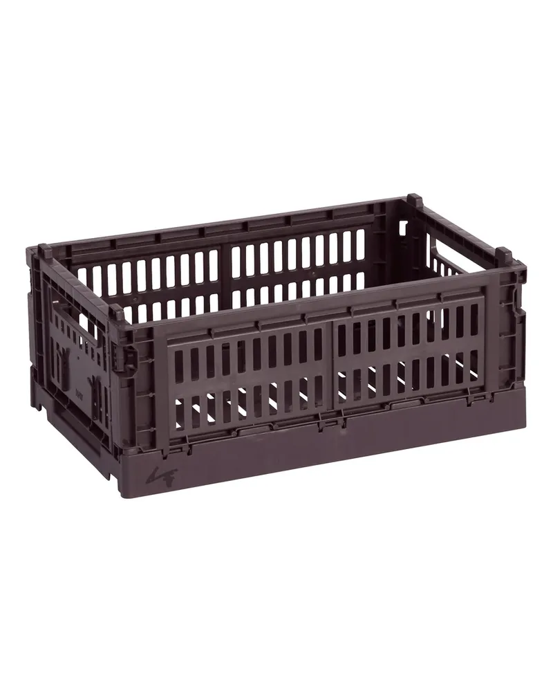 Hay Korb Colour Crate - Grau - Recyceltes Polypropylen - Designer Hay Studio 