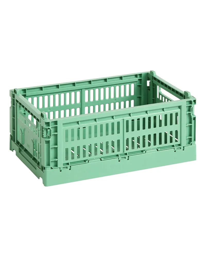 Hay Korb Colour Crate - Grau - Recyceltes Polypropylen - Designer Hay Studio 