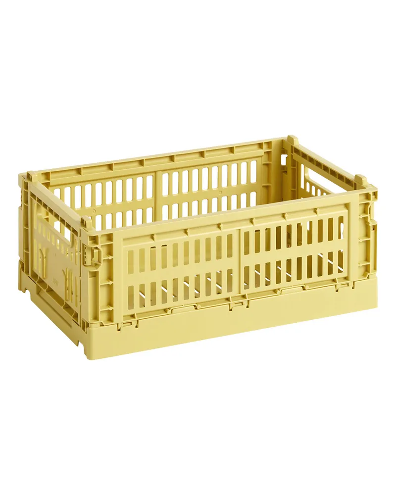 Hay Korb Colour Crate - Grau - Recyceltes Polypropylen - Designer Hay Studio 