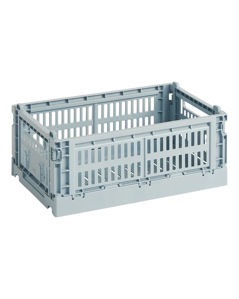 Hay Korb Colour Crate - Grau - Recyceltes Polypropylen - Designer Hay Studio 