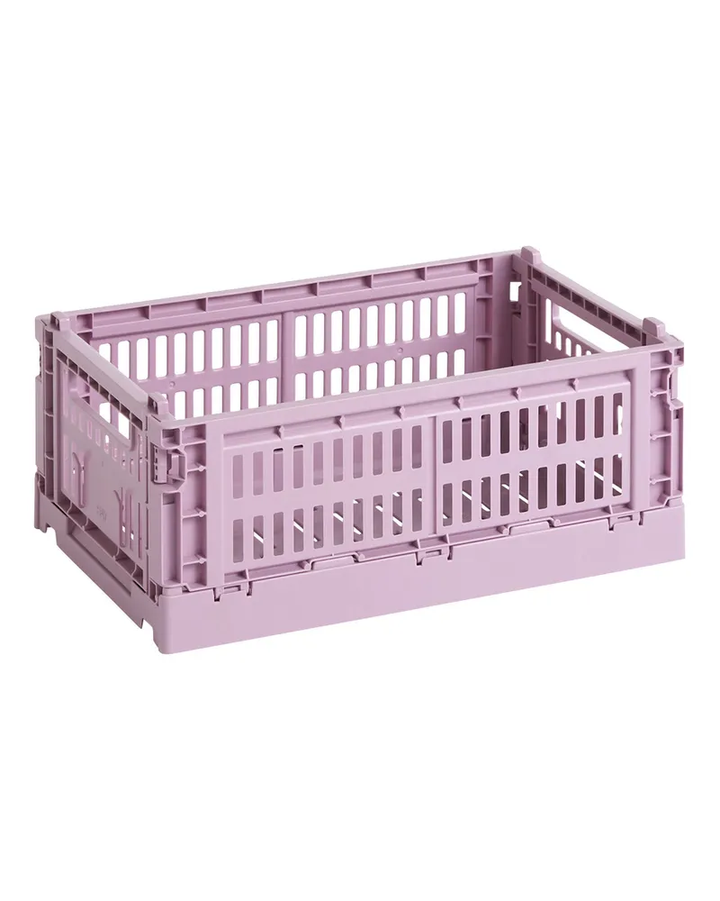 Hay Korb Colour Crate - Grau - Recyceltes Polypropylen - Designer Hay Studio 
