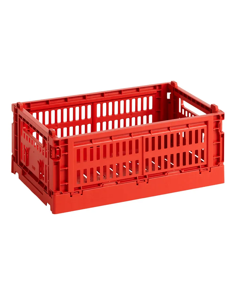 Hay Korb Colour Crate - Grau - Recyceltes Polypropylen - Designer Hay Studio 