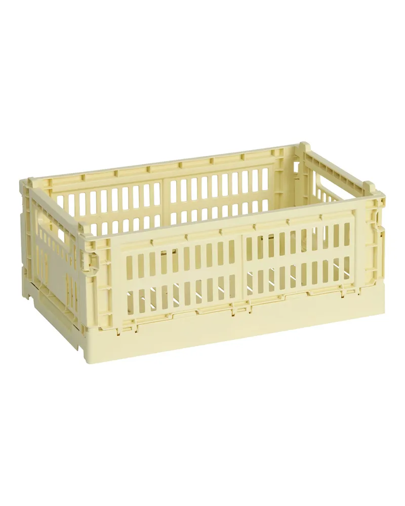 Hay Korb Colour Crate - Grau - Recyceltes Polypropylen - Designer Hay Studio 