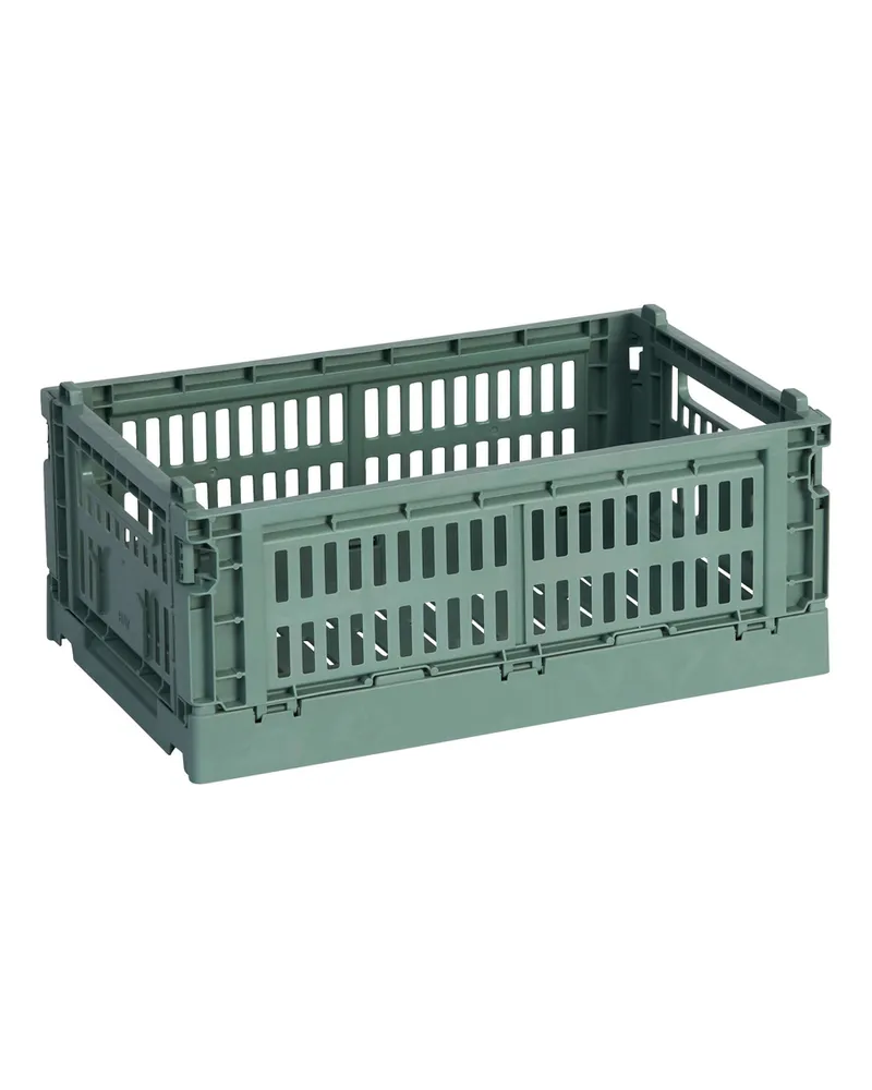 Hay Korb Colour Crate - Grau - Recyceltes Polypropylen - Designer Hay Studio 