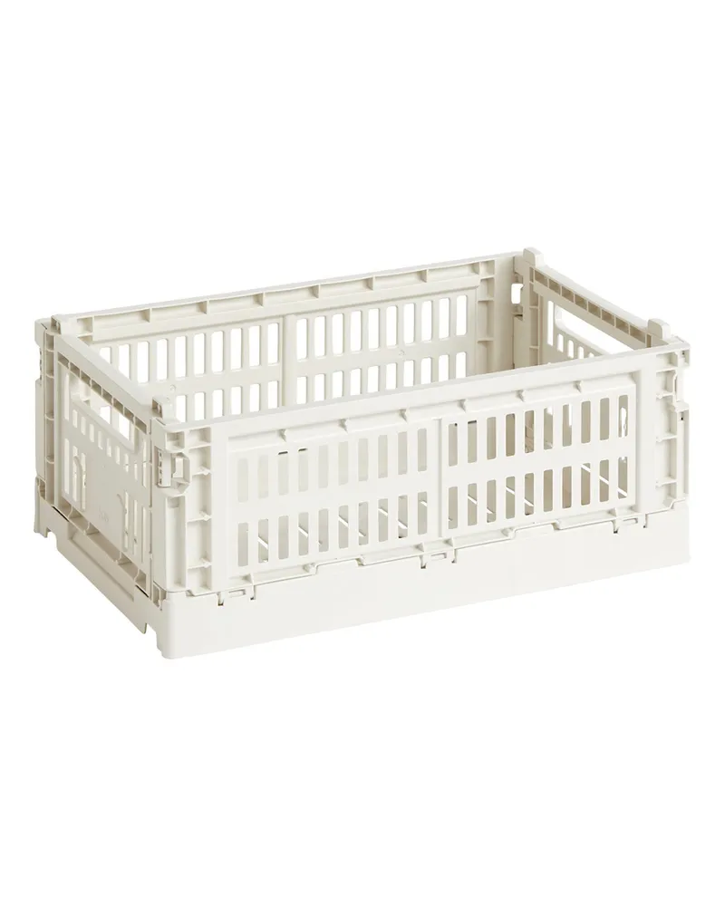 Hay Korb Colour Crate - Grau - Recyceltes Polypropylen - Designer Hay Studio 
