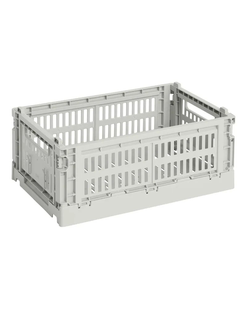 Hay Korb Colour Crate - Grau - Recyceltes Polypropylen - Designer Hay Studio 