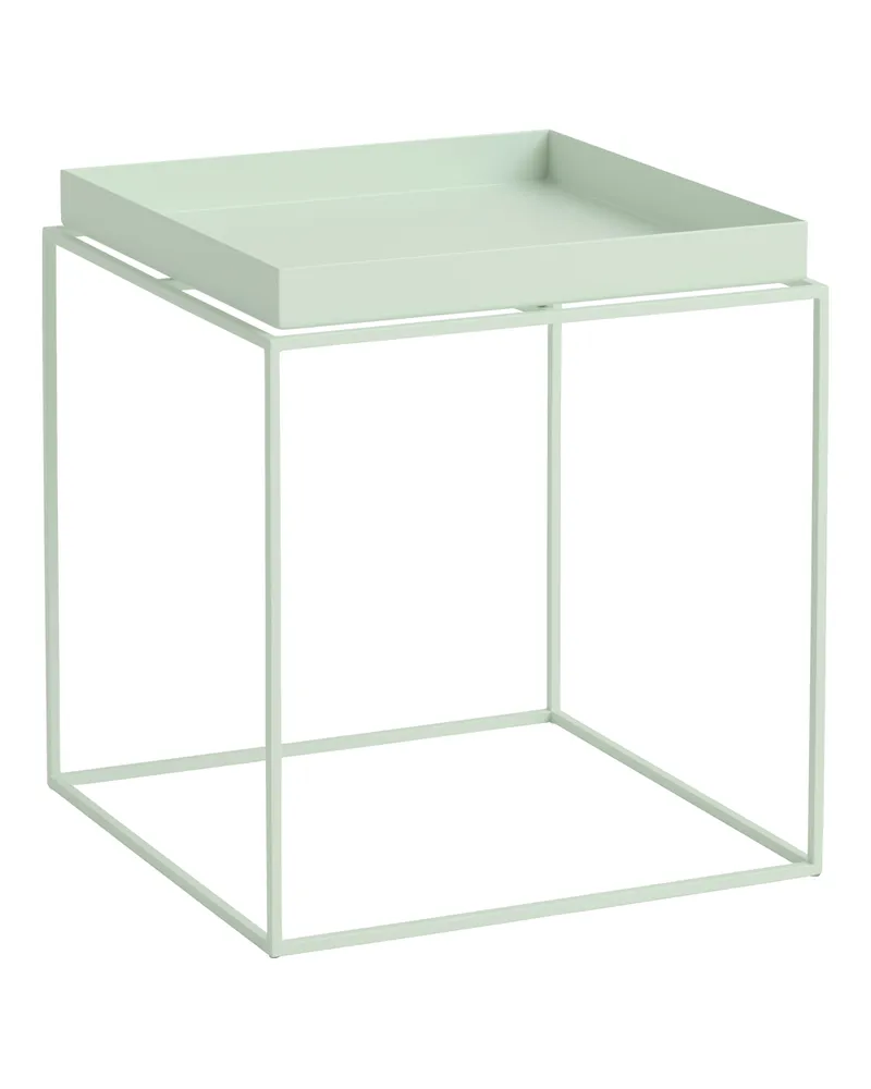 Hay Beistelltisch Tray - Beige - thermolackierter Stahl - Designer Hay Studio 