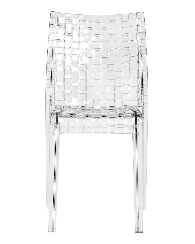 Kartell Stapelbarer Stuhl Ami Ami - Transparent - Polykarbonat - Designer Tokujin Yoshioka 