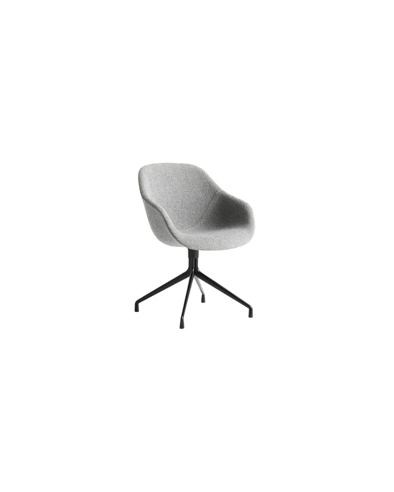 Hay Gepolsterter Sessel About a chair - Grau - Schlingenpol - Designer Hee Welling 