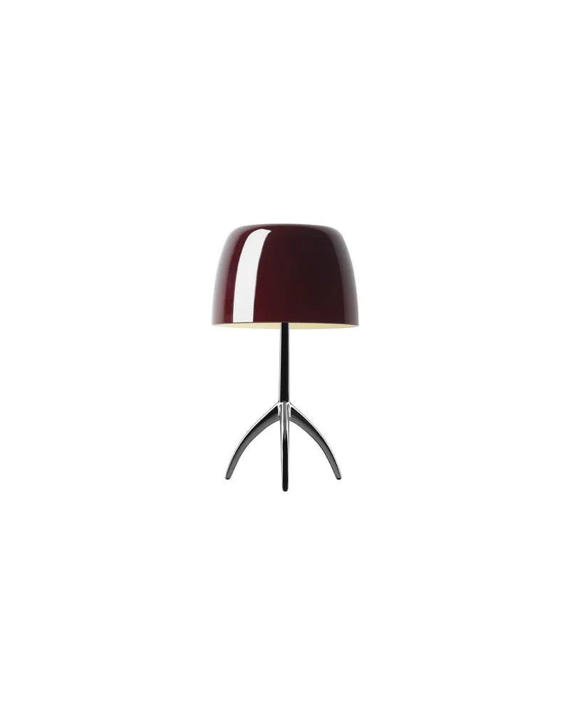 Foscarini Tischleuchte Lumière - Rot - geblasenes Glas - Designer Rodolfo Dordoni 