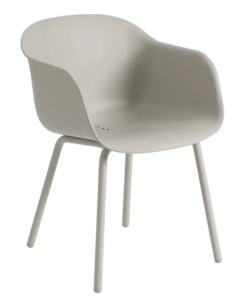 Muuto Sessel Fiber - Braun - 100 % recycelter Kunststoff - Designer Iskos-Berlin 