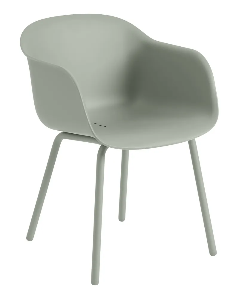 Muuto Sessel Fiber - Braun - 100 % recycelter Kunststoff - Designer Iskos-Berlin 