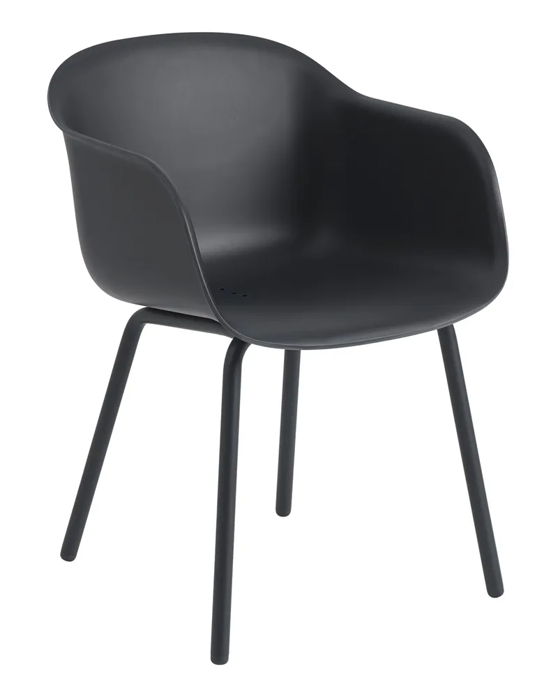 Muuto Sessel Fiber - Braun - 100 % recycelter Kunststoff - Designer Iskos-Berlin 