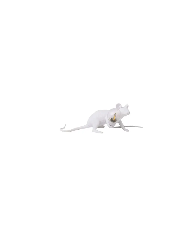 Seletti Tischleuchte Animaux - Weiß - Harz - Designer Marcantonio 