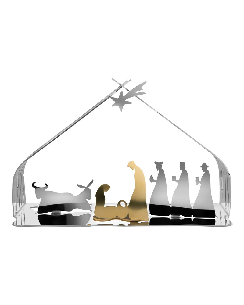 Alessi Krippe Noël - Metall - Rostfreier Stahl 18, 10 - Designer Donia Maaoui 