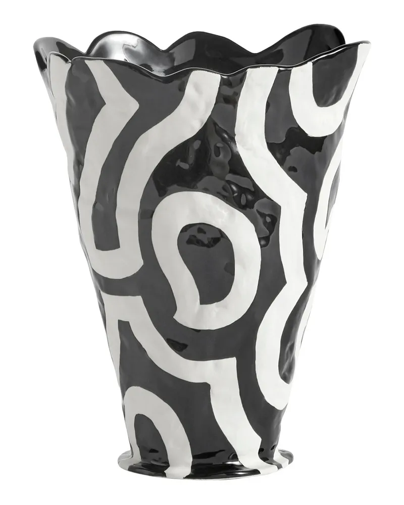 Hay Vase Shadow - Schwarz - Keramik - Designer Jessica Hans 