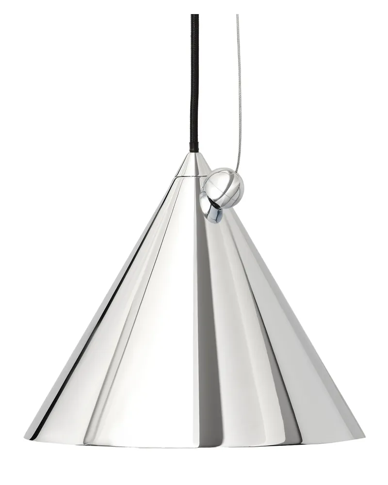 Tom Dixon Pendelleuchte Pose - Silber - Stahl - Designer Tom Dixon 