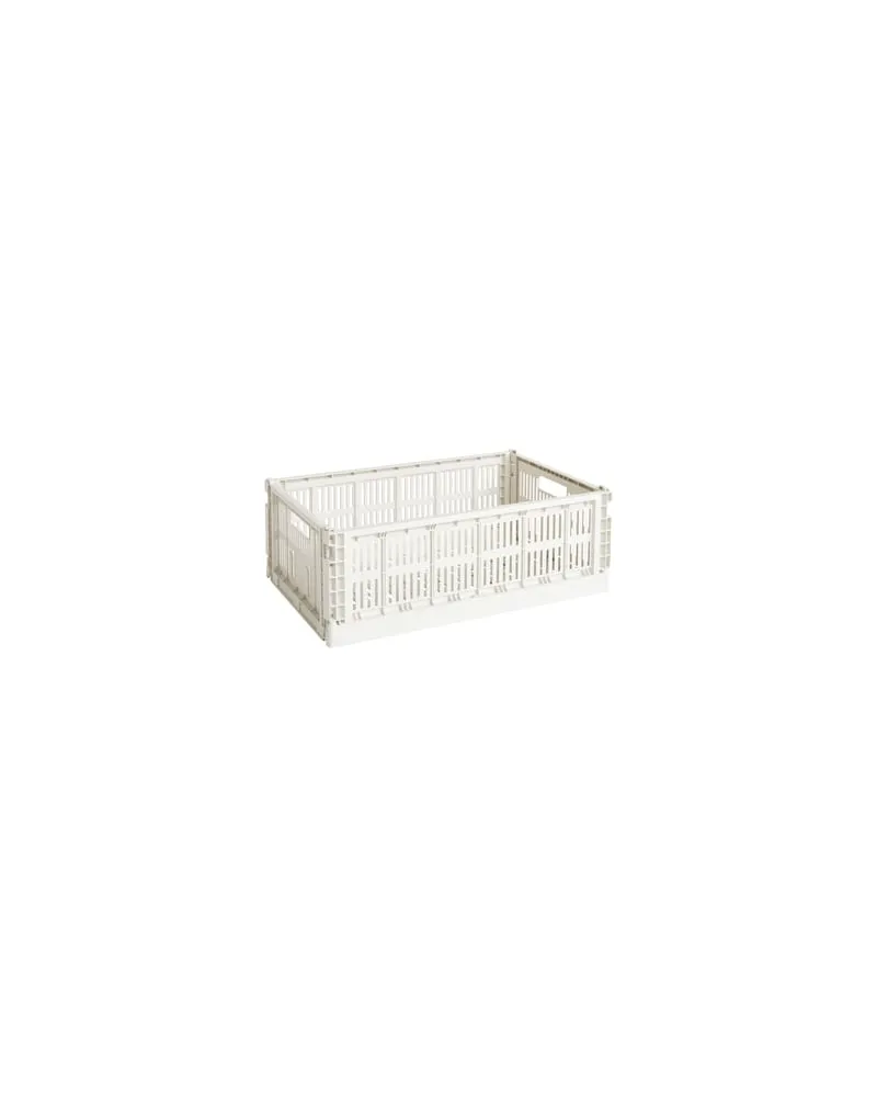 Hay Korb Colour Crate - Beige - Recyceltes Polypropylen - Designer Hay Studio 