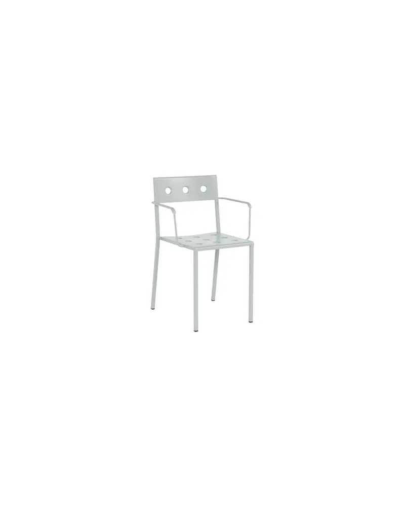 Hay Stapelbarer Sessel Balcony - Grün - Pulverbeschichteter Stahl - Designer Ronan & Erwan Bouroullec 