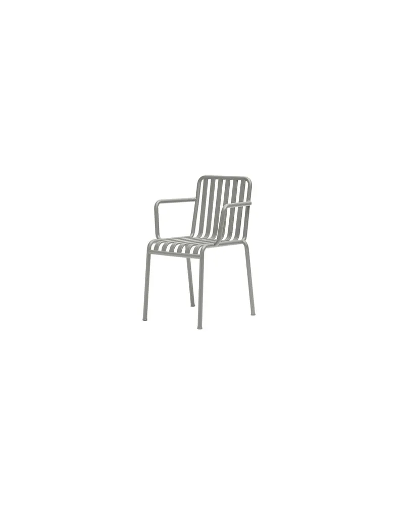 Hay Stapelbarer Sessel Palissade - Grau - Epoxy-Farbe - Designer Ronan & Erwan Bouroullec 