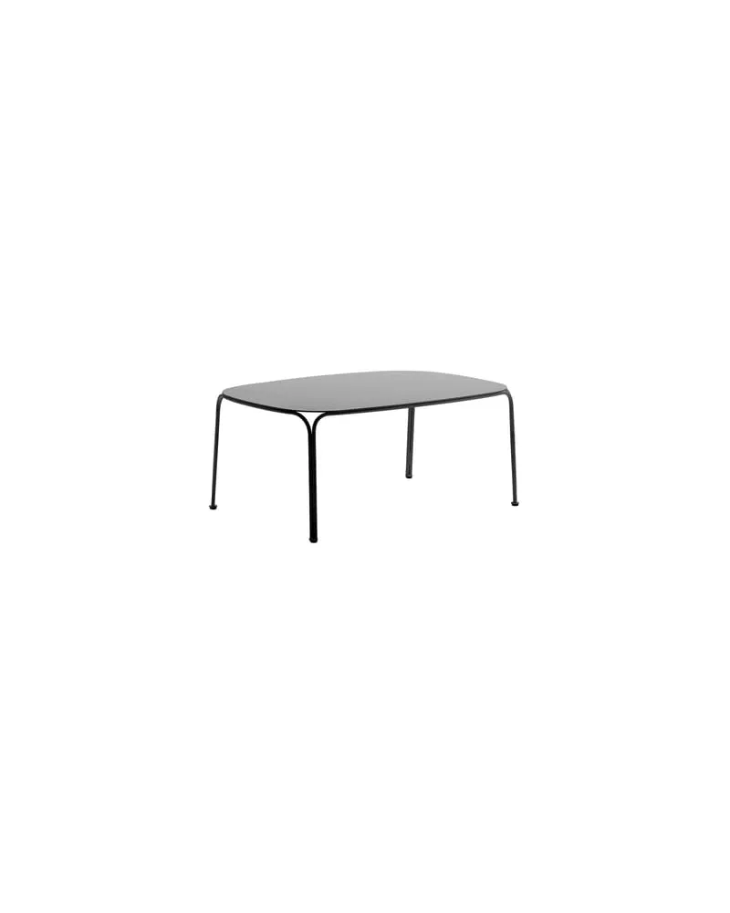 Kartell Couchtisch HiRay - Schwarz - bemalter galvanisierter Stahl - Designer Ludovica & Roberto Palomba 