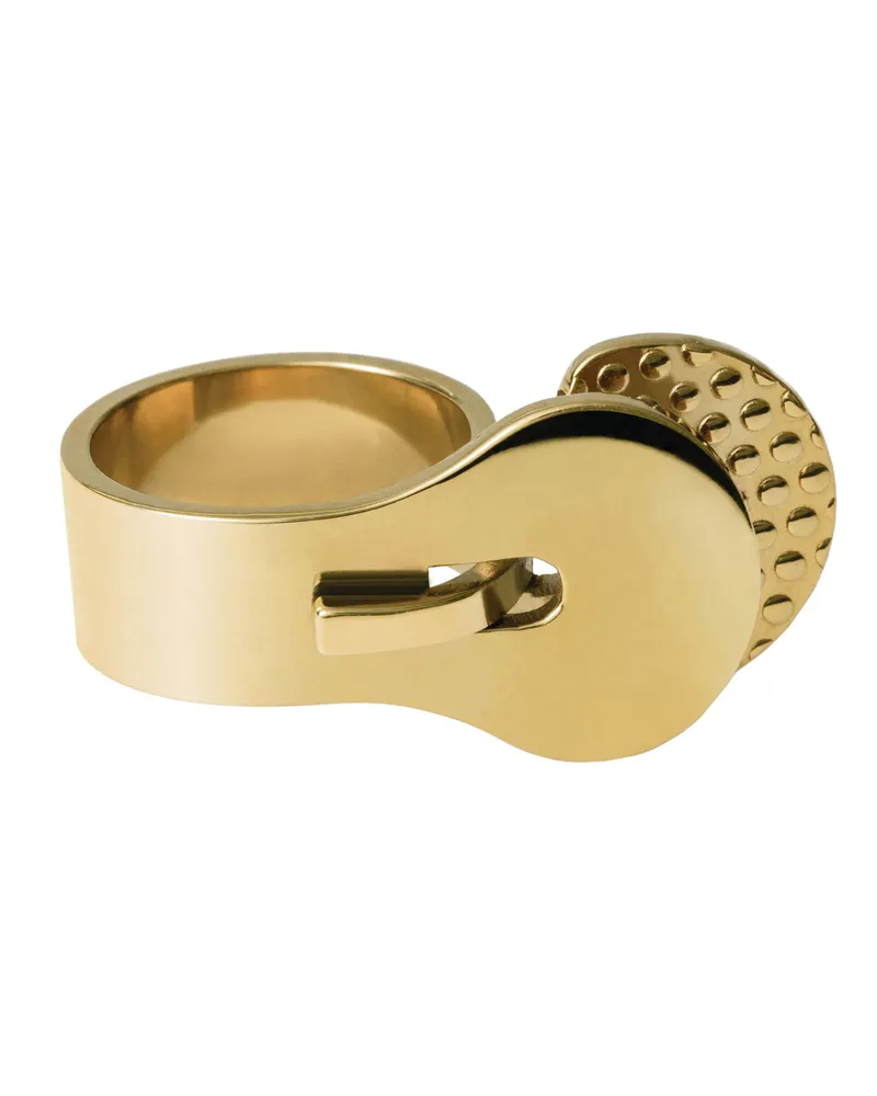 Alessi Ring Bijoux - Metall - PVD-beschichteter Stahl - Designer Elena Salmistraro Metall