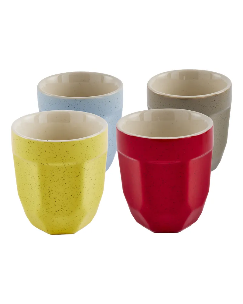 POLSPOTTEN Latte-Tasse Marzocco - Bunt - emailliertes Porzellan 