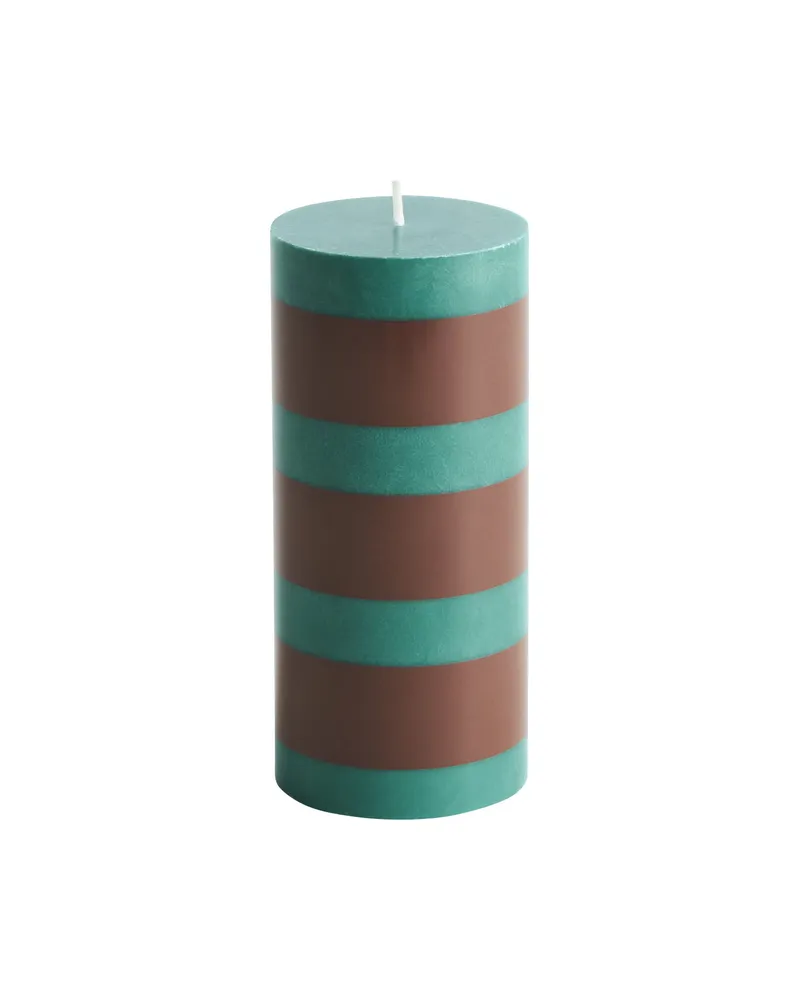 Hay Blockkerze Column - Bunt - Stearin 