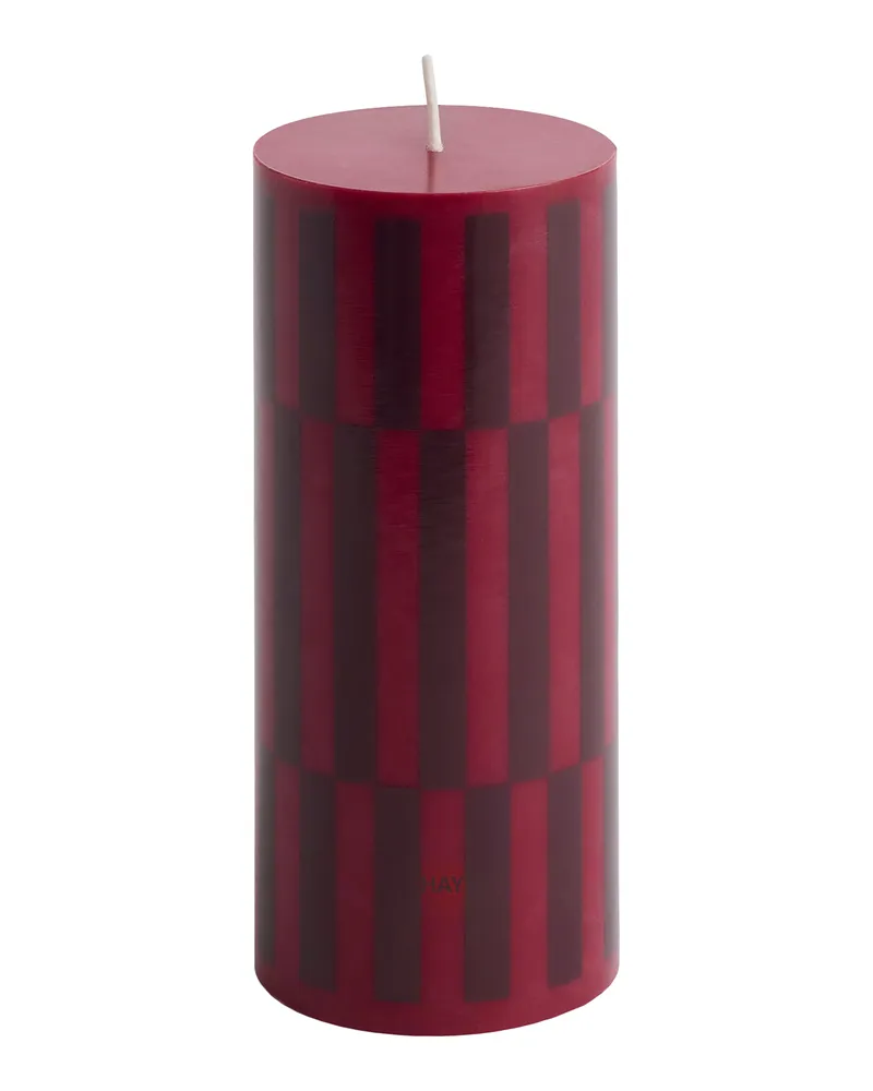 Hay Blockkerze Column - Bunt - Stearin 