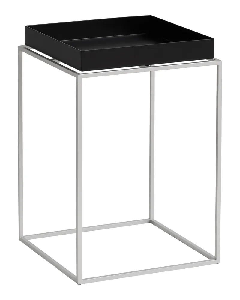 Hay Beistelltisch Tray - Weiß - Silikonbeschichteter Stahl - Designer Hay Studio 