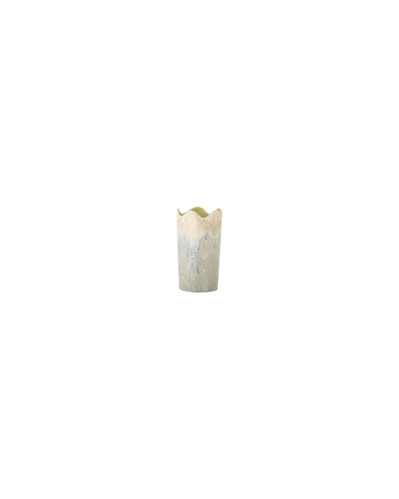 Bloomingville Vase Vases - Beige - emaillierter Sandstein 