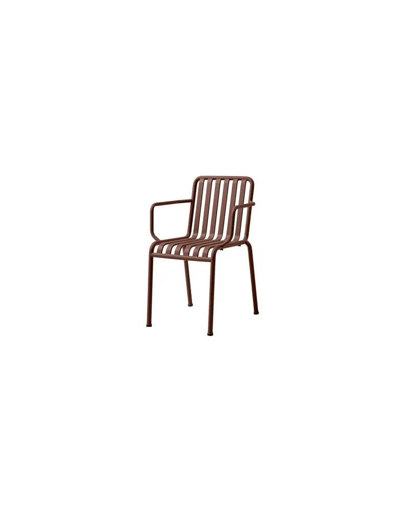 Hay Stapelbarer Sessel Palissade - Rot - Stahl - Designer Ronan & Erwan Bouroullec 