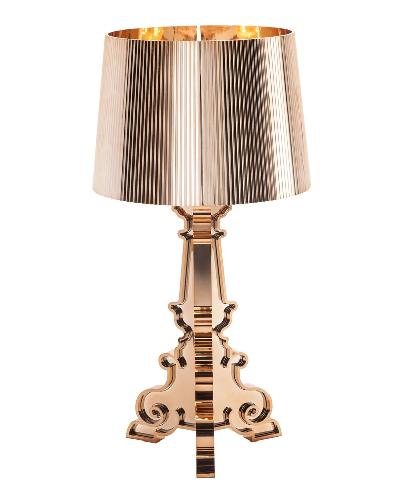 Kartell Tischleuchte Bourgie - Gold - ABS im Metall-Finish - Designer Ferruccio Laviani 