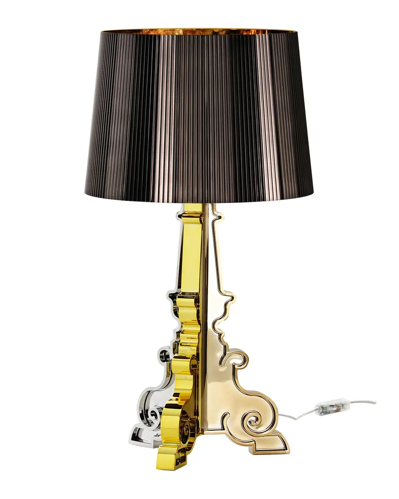 Kartell Tischleuchte Bourgie - Gold - ABS im Metall-Finish - Designer Ferruccio Laviani 