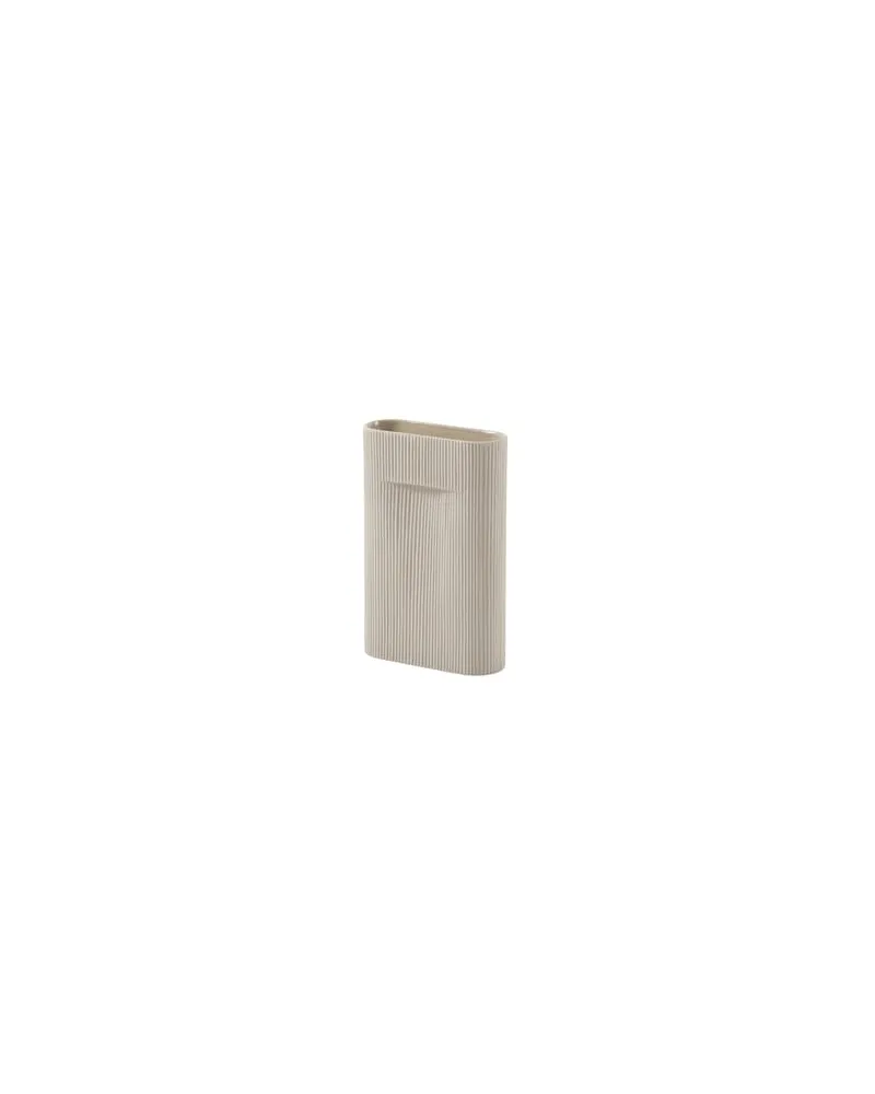 Muuto Vase Ridge - Beige - Fayence - Designer Studio Kaksikko 