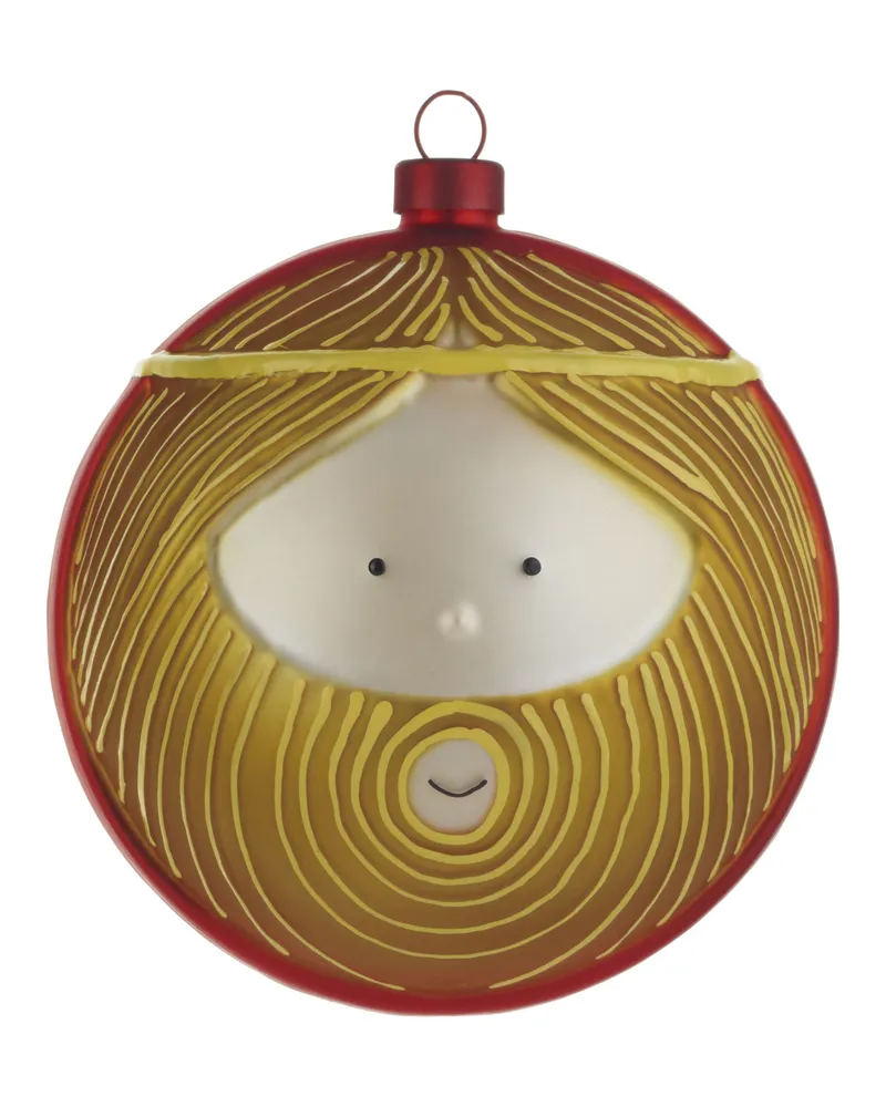Alessi Weihnachtskugel Noël - Bunt - mundgeblasenes Glas - Designer Marcello Jori 
