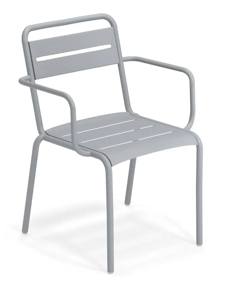 EMU Stapelbarer Sessel Star - Beige - Aluminium 