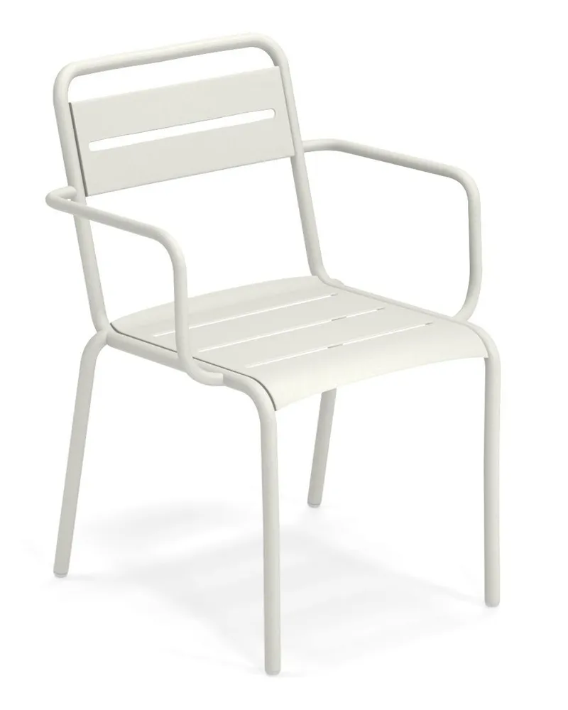 EMU Stapelbarer Sessel Star - Beige - Aluminium 