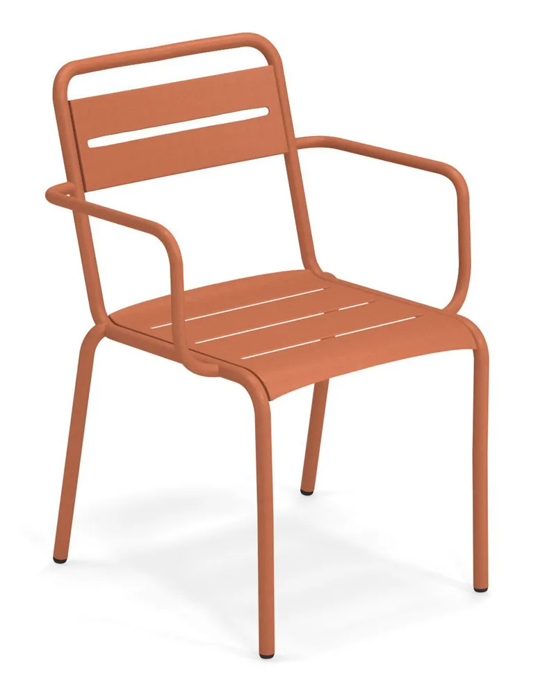EMU Stapelbarer Sessel Star - Beige - Aluminium 