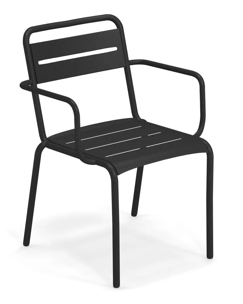 EMU Stapelbarer Sessel Star - Beige - Aluminium 
