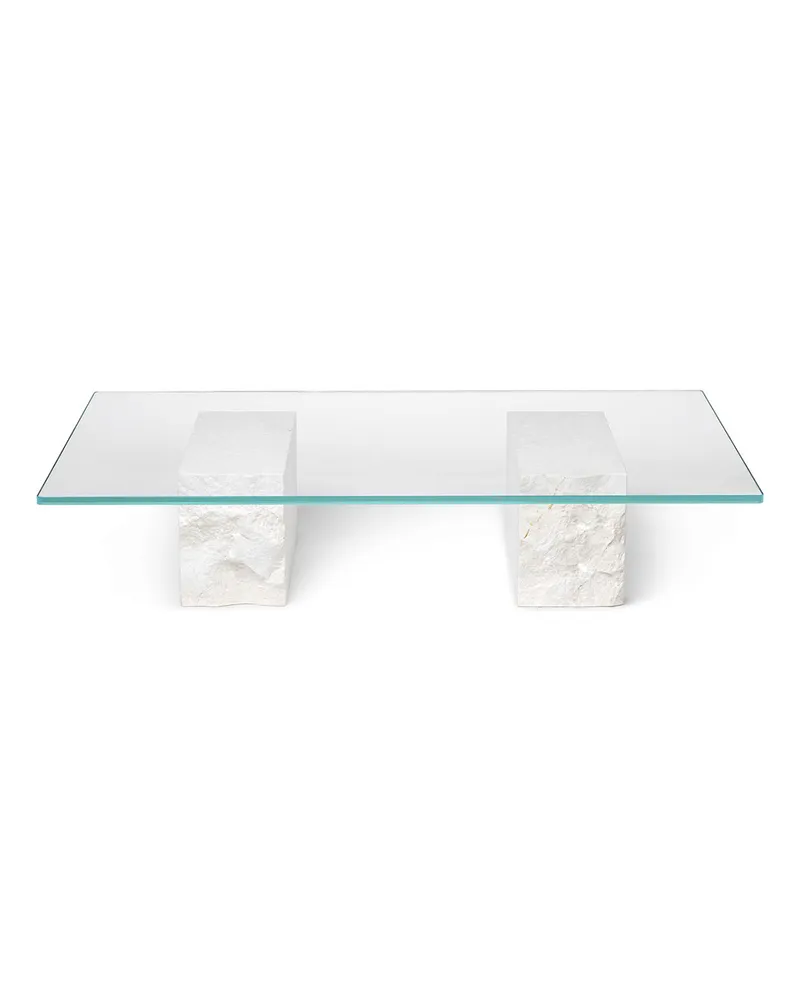 ferm LIVING Couchtisch Mineral - Transparent - Marmor - Designer Trine Andersen 