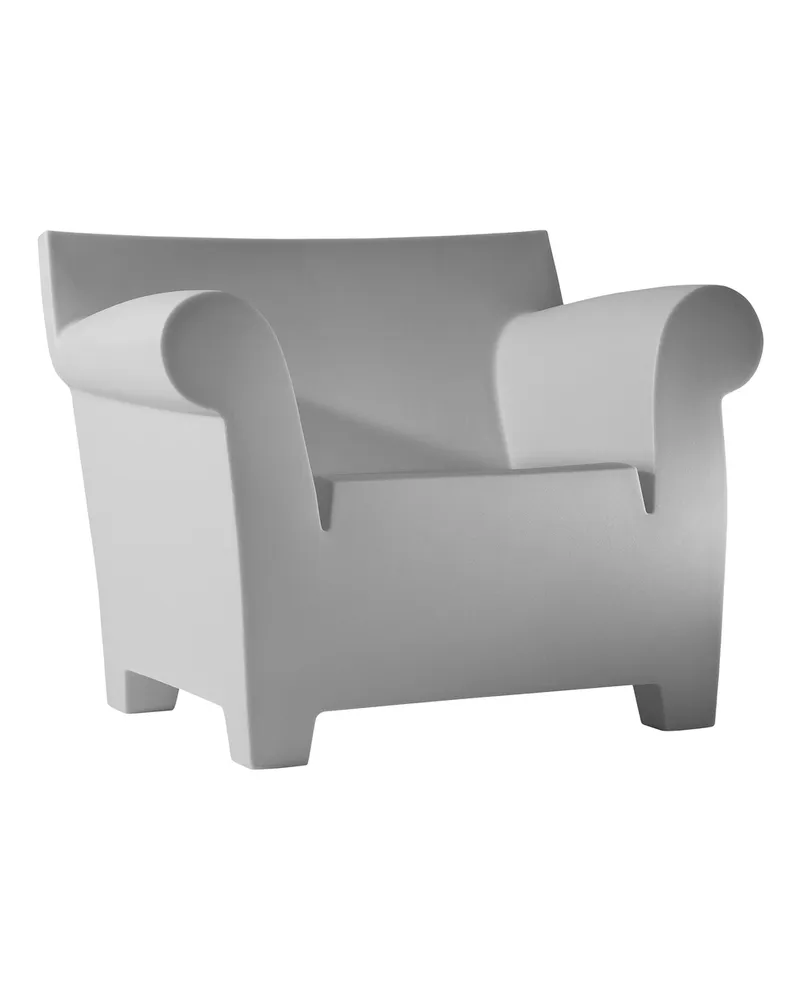 Kartell Sessel Bubble Club - Grau - Polypropylen - Designer Philippe Starck 