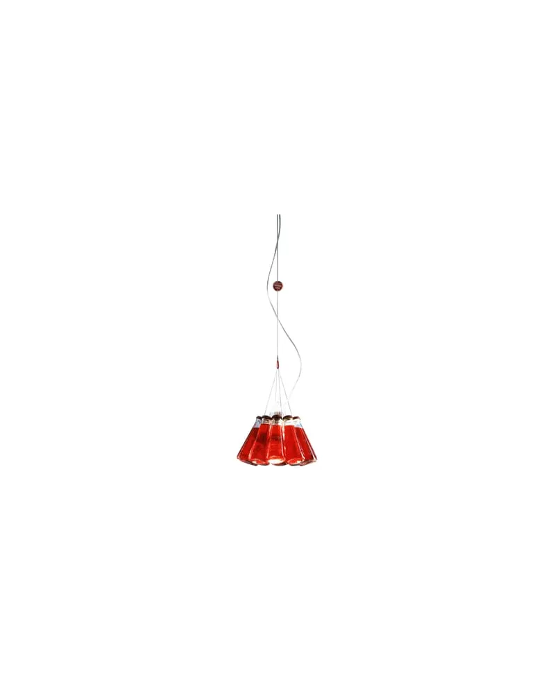 Ingo Maurer Pendelleuchte Campari - Rot - Metall - Designer Raffaele Celentano 