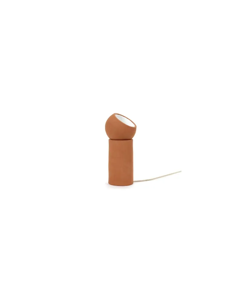 Serax Tischleuchte Terra - Orange - Terracotta - Designer Lauren Van Driessche 
